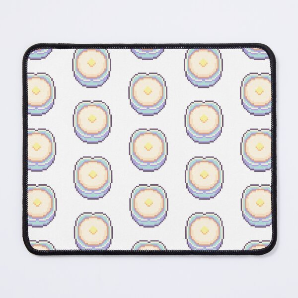 Item preview, Blue and Cream Flower Wagashi Pixel Art designed and sold by Pixelification.