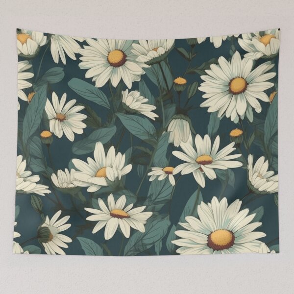 Item preview, Daisy Design - Vibrant Spring Flowers Featuring a Pattern of Daisies designed and sold by BeachBumPics.