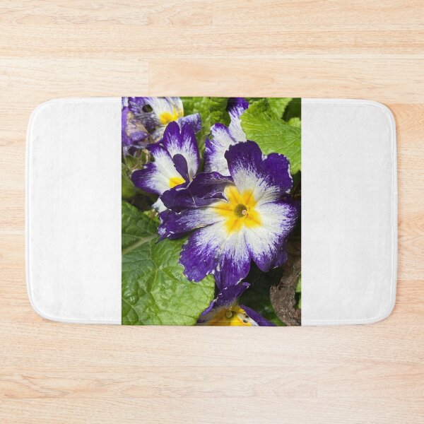 Item preview, Blue white yellow primula designed and sold by AlpacaSparkles.