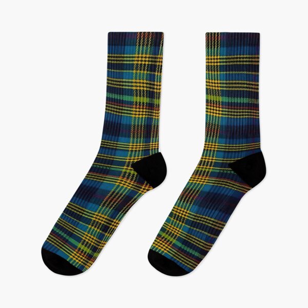 Item preview, Blue and Yellow Tartan Pattern A-line Dress designed and sold by PrintMastery.