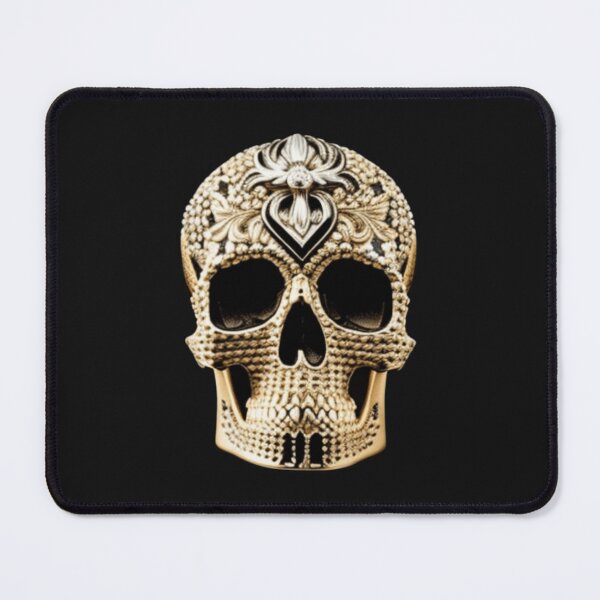 Item preview, Cool Golden Skull Retro Vintage Design Unique Gift  designed and sold by Michael Voyler.