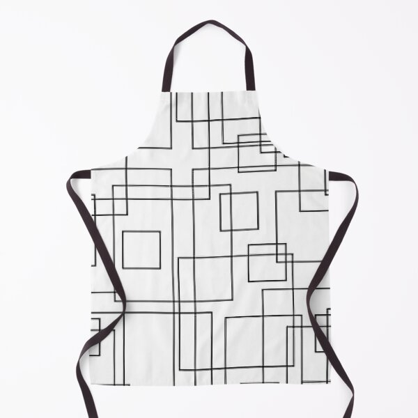 Item preview, geometric pattern with black line on a white background designed and sold by SplashPrint.