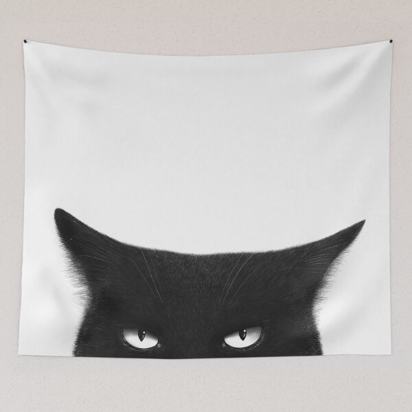 Item preview, Angry black cat designed and sold by Valeriya Korenkova Kodamorkovkart.