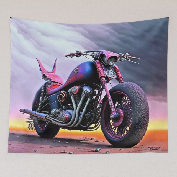 Item preview, Lobster Pillion - Devilishly surreal motorcycle fantasies designed and sold by Garrulus glandarius.