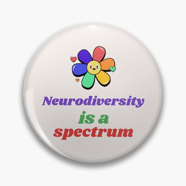 Item preview, Neurodiversity Is a Spectrum Rainbow Text designed and sold by Winter--Flowers.