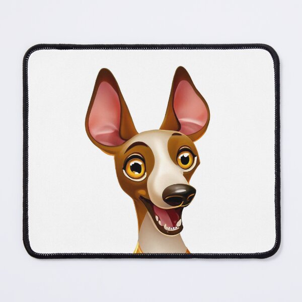 Item preview, Joyful Podenco - Playful Cartoon Portrait of a Spirited Dog designed and sold by NinosDelViento.