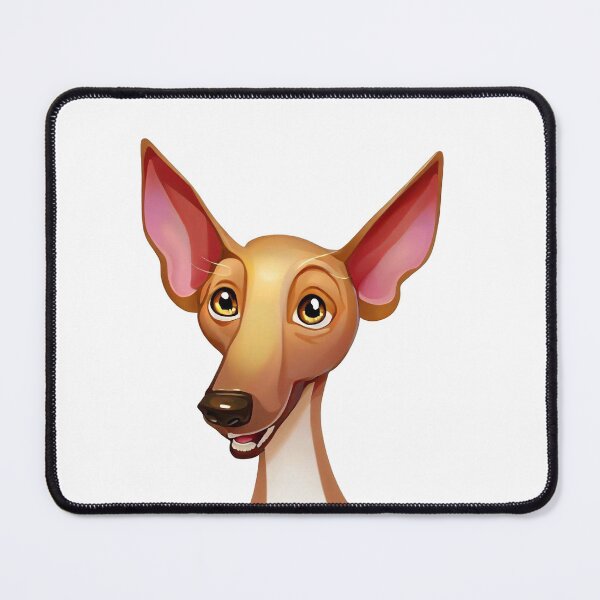 Item preview, Joyful Podenco - Playful Cartoon Portrait of an Elegant Dog designed and sold by NinosDelViento.