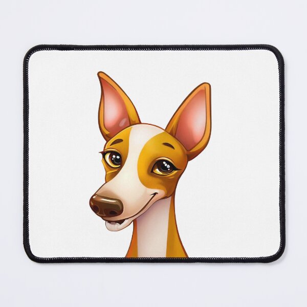 Item preview, Joyful Podenco - Playful Cartoon Portrait of an Cute Dog designed and sold by NinosDelViento.