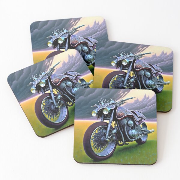 Item preview, Meadow Wheeler - Devilishly surreal motorcycle fantasies designed and sold by Garrulus glandarius.
