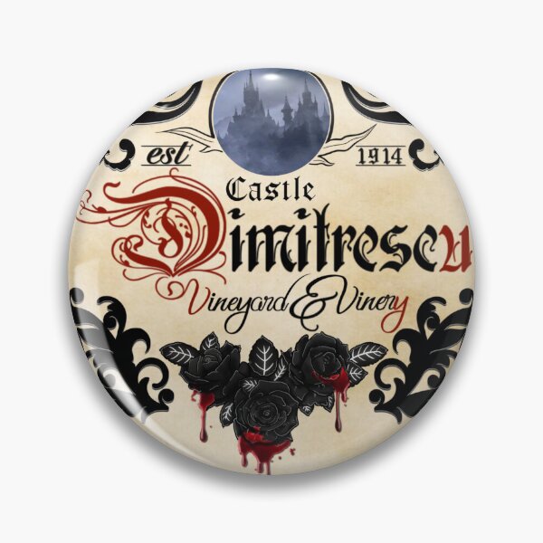Item preview, Castle Dimitrescu Vine Wine Label designed and sold by mr-serious-yt.