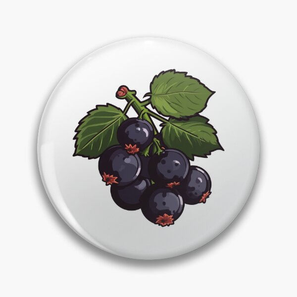 Item preview, Vibrant Blackcurrant illustration for Gardening Enthusiasts  designed and sold by Stickerharvest.
