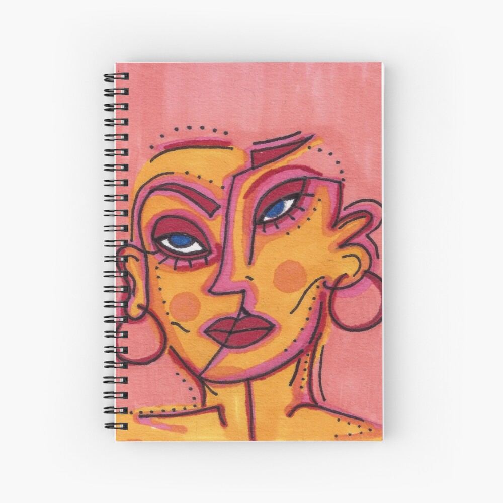 Item preview, Spiral Notebook designed and sold by r0undincircles.