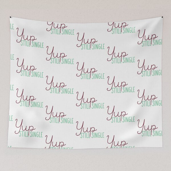 Item preview, Yup I'm Single - Valentines Day Quote | Love Designs | Wedding Designs designed and sold by Illuztratesvg.