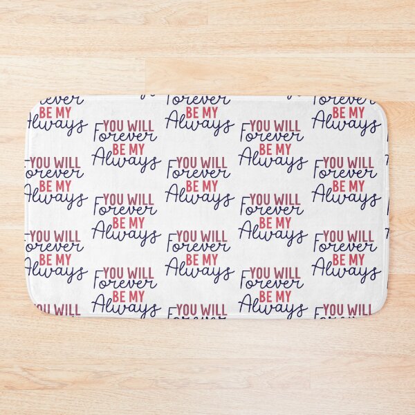 Item preview, You will forever be my always - Valentines Day Quote | Love Designs | Wedding Designs designed and sold by Illuztratesvg.