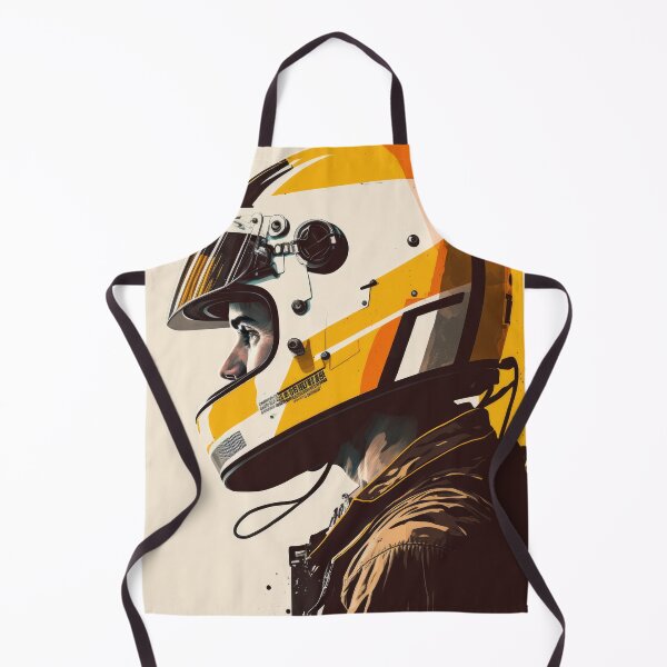 Item preview, Retro poster - racing driver orange designed and sold by PixelPack Design.