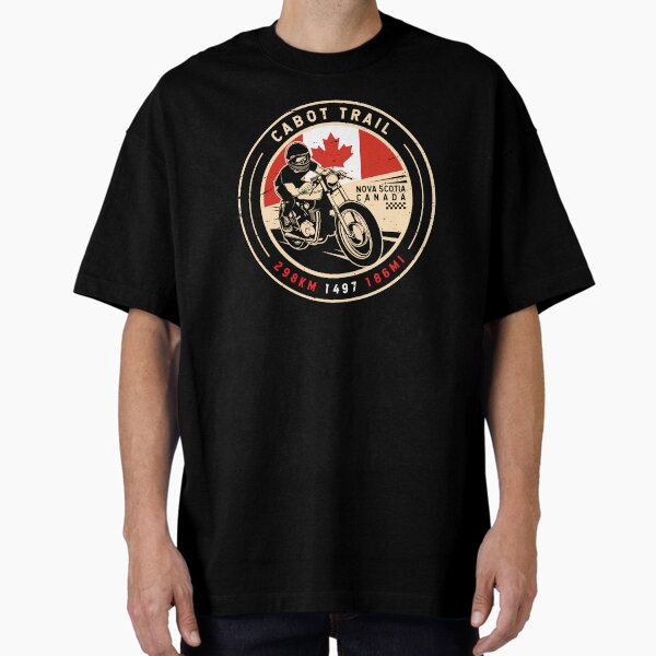Vista previa del artículo con la obra «Camino de Cabot | Canadá | Motocicleta», diseñado y vendido por KrisSidDesigns.