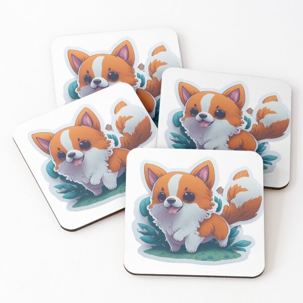 Item preview, Very Cute Digital Art Chibi Dog designed and sold by ChibiArtline.