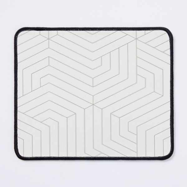 Item preview, geometric pattern with light gray line on a white background designed and sold by SplashPrint.