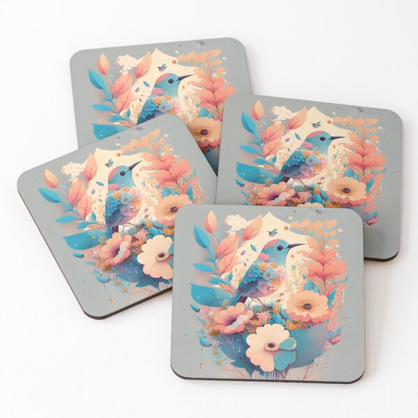 Item preview, flower bird designed and sold by Minpadesign.