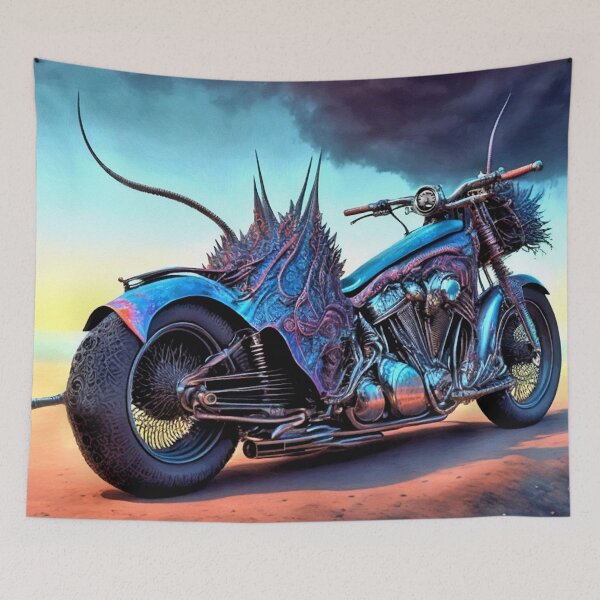 Item preview, Tentaklom - Devilishly surreal motorcycle fantasies designed and sold by Garrulus glandarius.