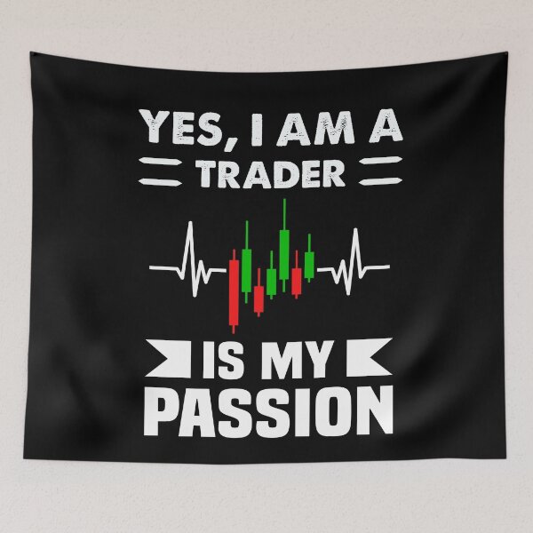 Item preview, Yes Im A Trader is my Passion Trading Charts Diagram Stocks designed and sold by Trenddesigns24.