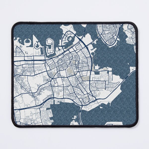 Item preview, Manama City Map of Bahrain - Coastal designed and sold by deMAP.