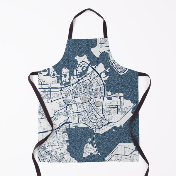 Item preview, Manama City Map of Bahrain - Coastal designed and sold by deMAP.