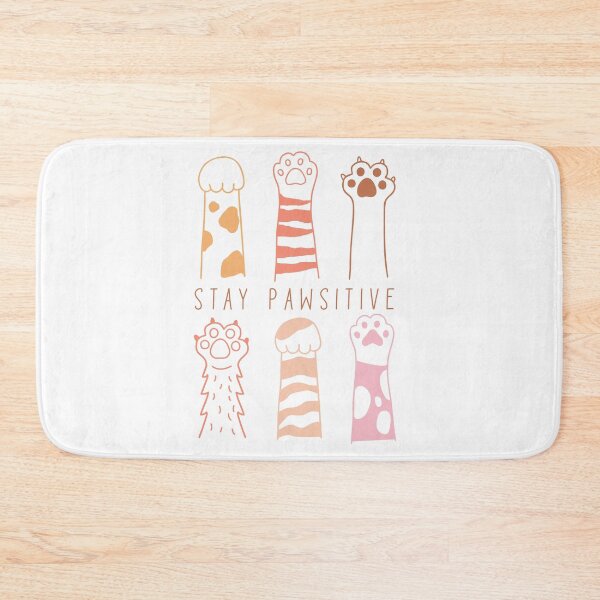 Item preview, Stay pawsitive funny cat designed and sold by Acim0.