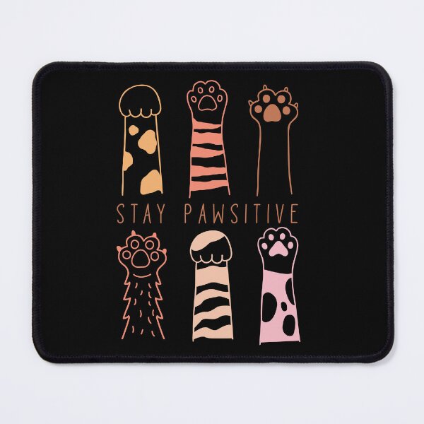 Item preview, Stay pawsitive funny cat designed and sold by Acim0.