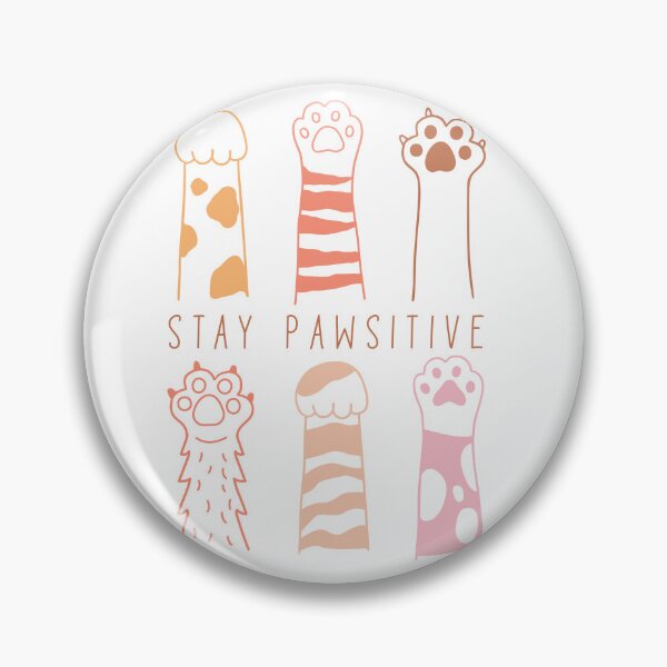Item preview, Stay pawsitive funny cat designed and sold by Acim0.
