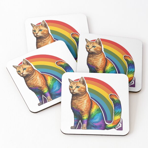 Item preview, LGBT Cat - Cute cat lover designed and sold by SameeraDammeyer.