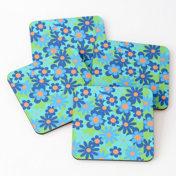 Item preview, Blue flowers pattern  designed and sold by MangoTango1998.