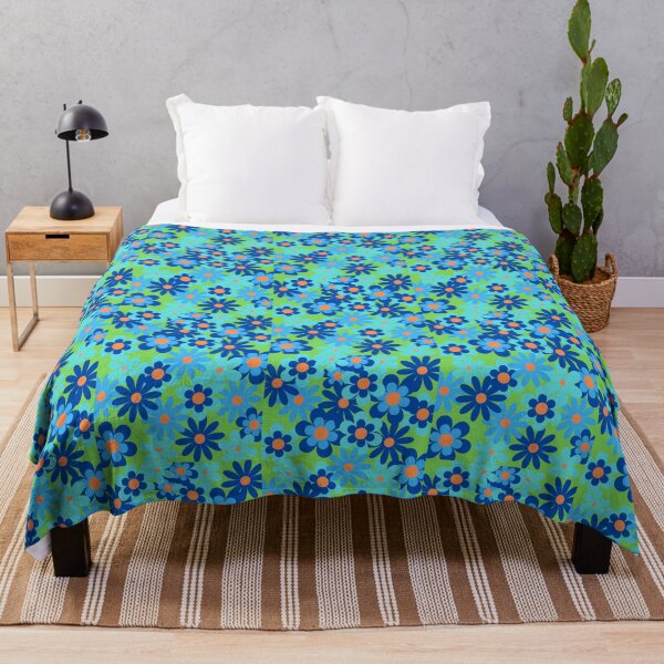 Item preview, Blue flowers pattern  designed and sold by MangoTango1998.