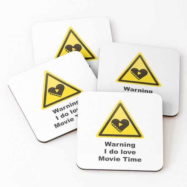 Item preview, Warning I do love Movie Time designed and sold by key-creations.