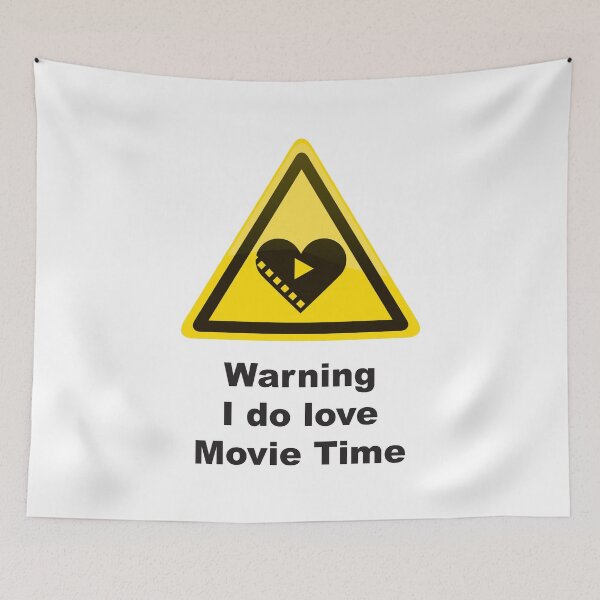 Item preview, Warning I do love Movie Time designed and sold by key-creations.