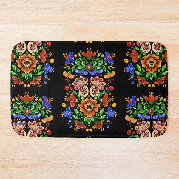 Item preview, folk birds and spring  flowers designed and sold by Hennagirl.