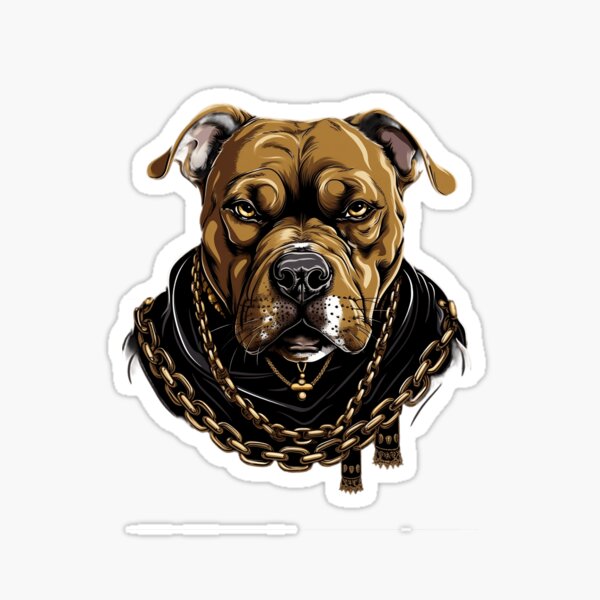 White Pit Bull Terrier Hip-hop Super Star Pitbull Rapper Kids Clothing | Redbubble