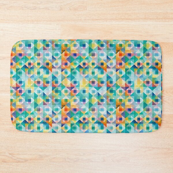 Item preview, Abstract pastel psychedelic seamless patterns, turquoise No 1 designed and sold by Route51.