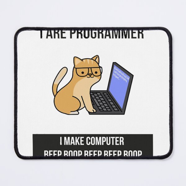 Item preview, I are programmer (cat programmer) designed and sold by ZikoBiko.