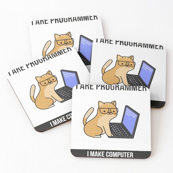 Item preview, I are programmer (cat programmer) designed and sold by ZikoBiko.