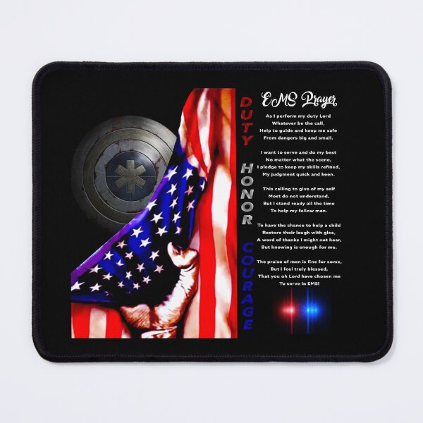 Item preview, Captain EMS Prayer designed and sold by DonaldsGraphics.