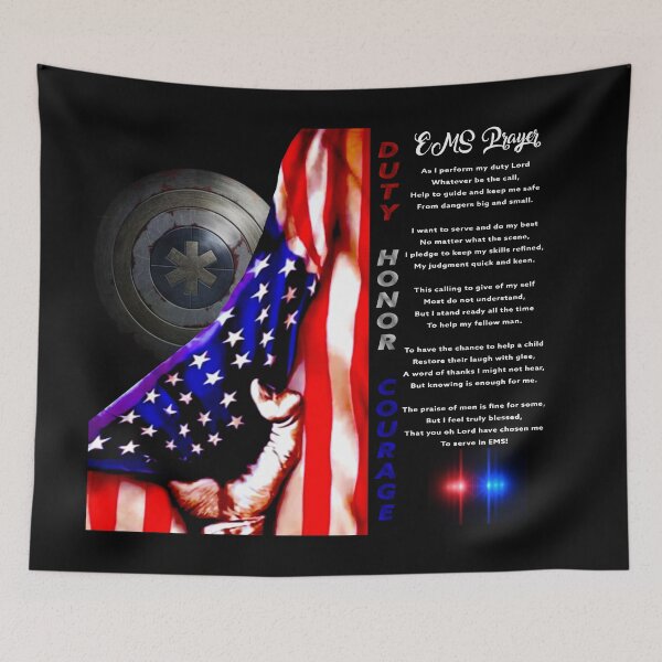 Item preview, Captain EMS Prayer designed and sold by DonaldsGraphics.