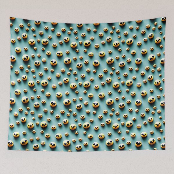 Item preview, Tiny Round Halloween Skulls - Seamless Pattern designed and sold by Chubuter.