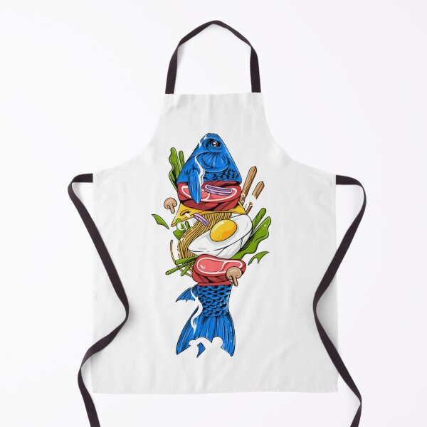Item preview, Plating Fish With Noodle Drawing designed and sold by AmberHenriquez.