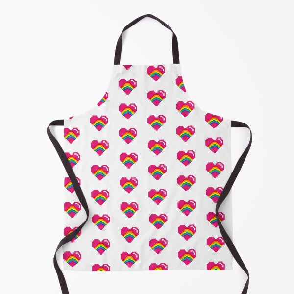 Item preview, PIXEL HEART RAINBOW designed and sold by jefvr.