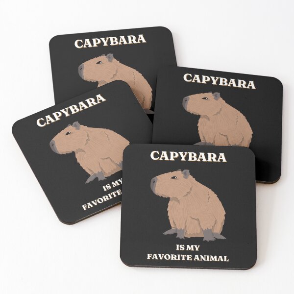 Item preview, Capybara Is My Favorite Animal designed and sold by Kwoss.