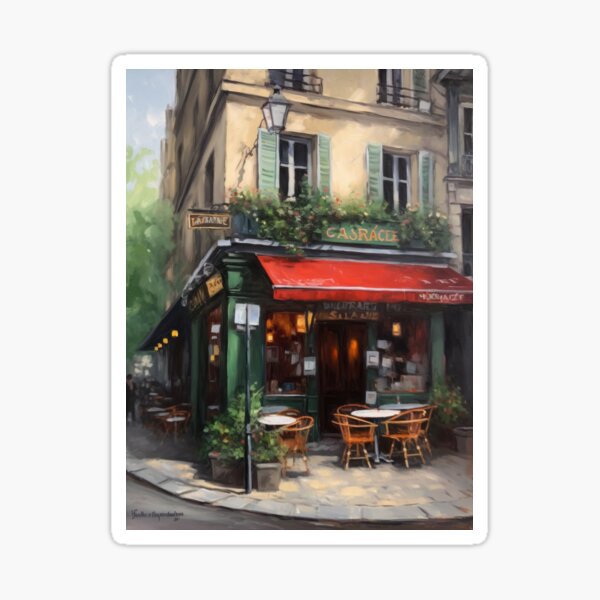 Aperçu de l'œuvre Café français créée et vendue par Vanover Designs.
