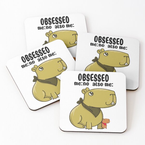 Item preview, Obsessed with Capybara  designed and sold by notsweettea.