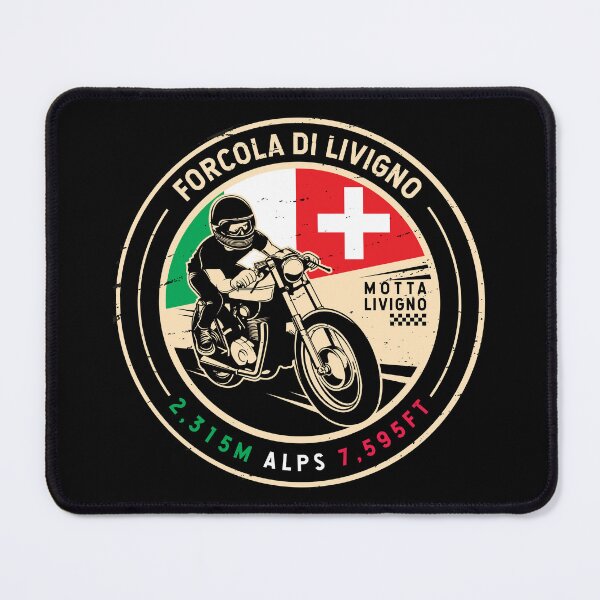 Item preview, Forcola di Livigno | Italy | Switzerland | Motorcycle designed and sold by KrisSidDesigns.