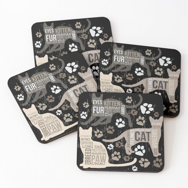 Item preview, Cats Word Clouds designed and sold by derKatzenmensch.